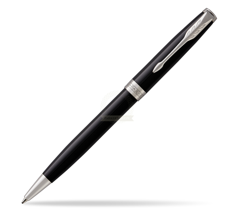 Parker Sonnet Zwart Stick balpen Medium 1 stuk(s)
