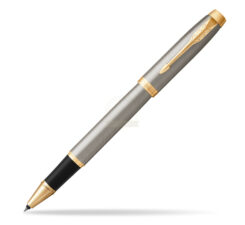 PARKER Rollerball IM Brushed Metal F zwart Geschenkbox