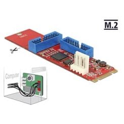 DeLOCK 62843 interfacekaart/-adapter Intern USB 3.2 Gen 1 (3.1 Gen 1)