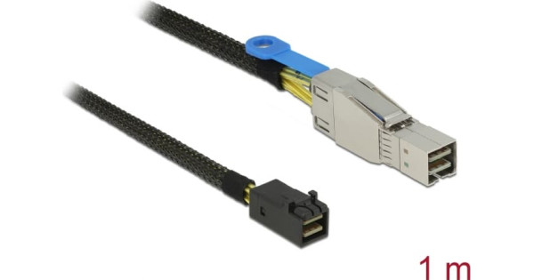 DeLOCK 83618 Serial Attached SCSI (SAS)-kabel 1 m 12 Gbit/s