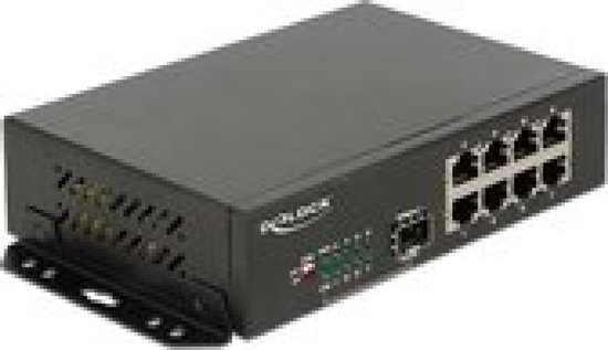 DeLOCK 87708 netwerk-switch Gigabit Ethernet (10/100/1000) Zwart
