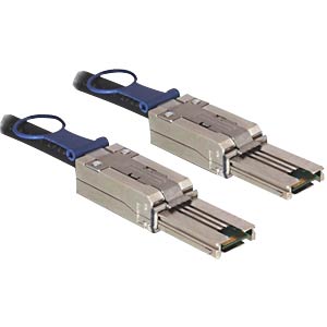 DeLOCK 2m, Mini SAS SFF-8088 - Mini SAS SFF-8088 Zwart