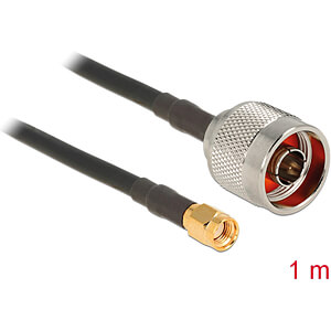 DeLOCK 88938 coax-kabel CFD200 1 m RP-SMA