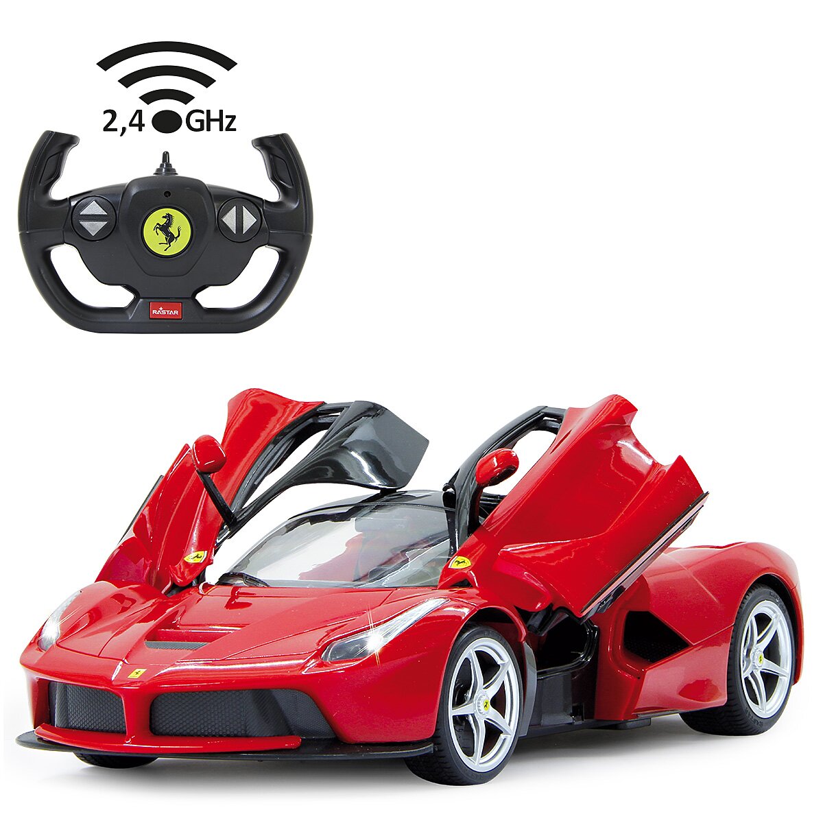 Jamara Ferrari LaFerrari 1:14 red 2,4GHz manual door