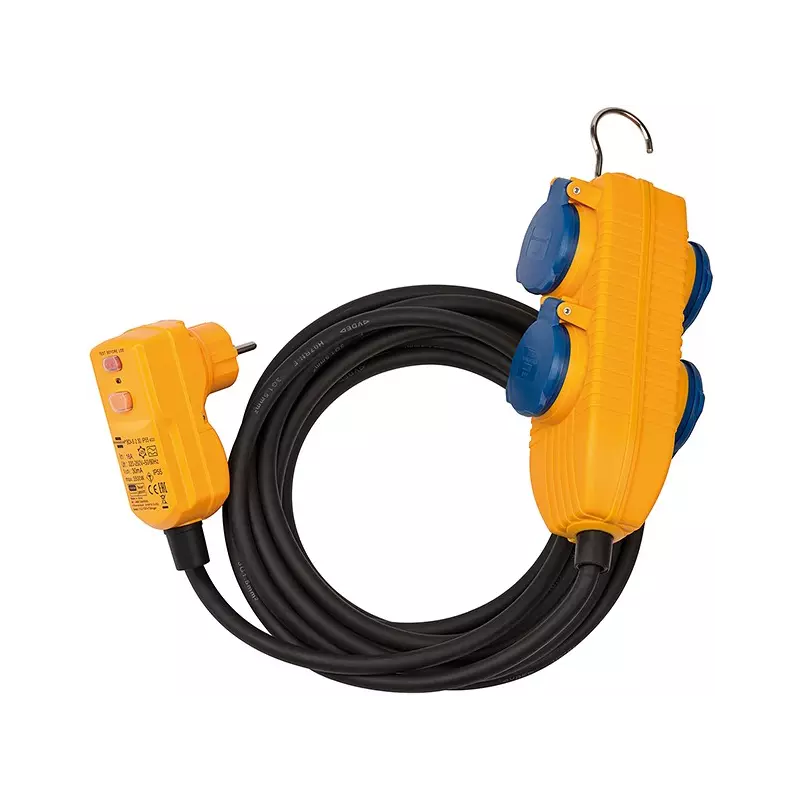 Brennenstuhl 1168720010 electriciteitssnoer Zwart 5 m