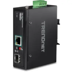 Trendnet TI-PF11SFP netwerk media converter 2000 Mbit/s 0,56 nm Zwart