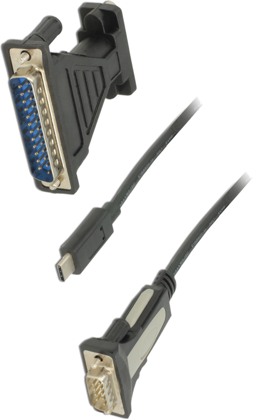 DeLOCK 62904 seriële kabel Zwart 1,8 m DB-9