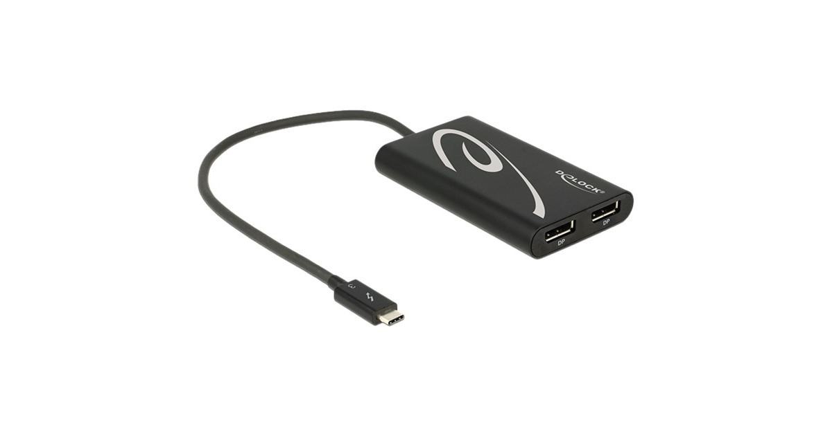 DeLOCK 62708 video kabel adapter 0,27 m Zwart