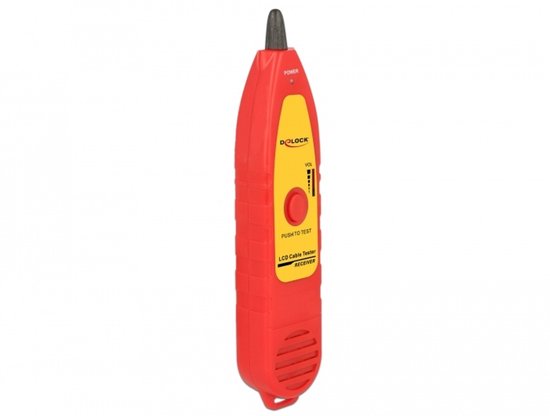 DeLOCK 86109 netwerkkabeltester Rood, Geel