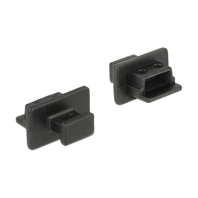 DeLOCK 64011 stopcontactbeveiliging USB Mini-B Zwart 10 stuk(s)