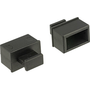 DeLOCK 64021 stopcontactbeveiliging Zwart 10 stuk(s)