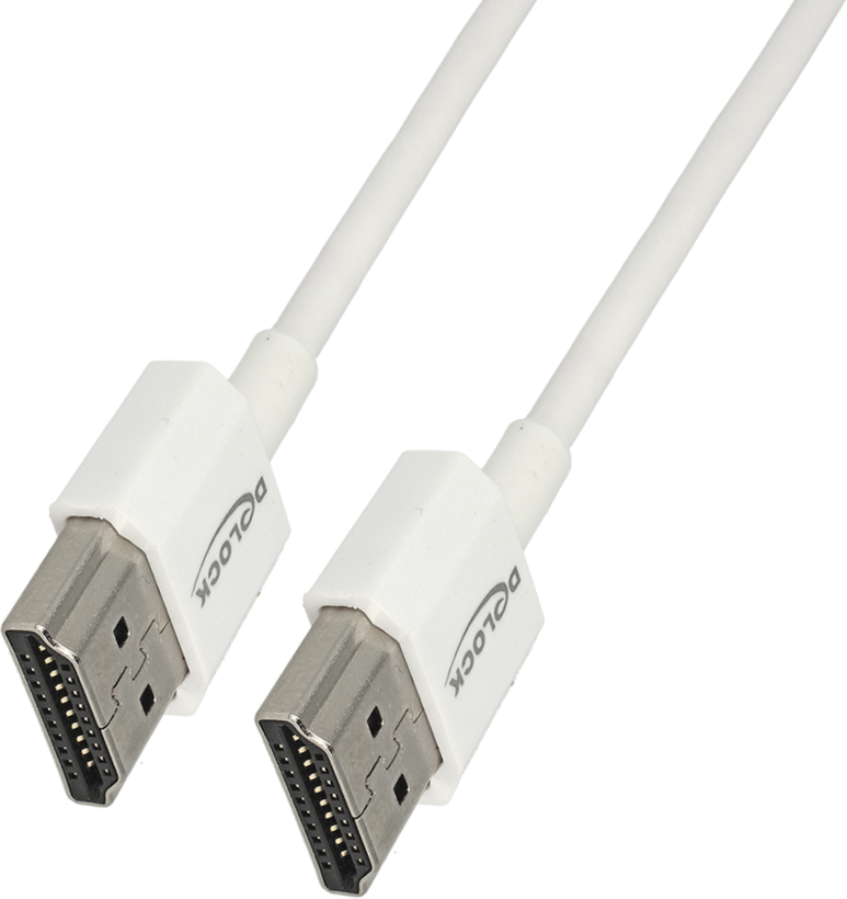 DeLOCK 85122 HDMI kabel 1 m HDMI Type A (Standaard) Wit