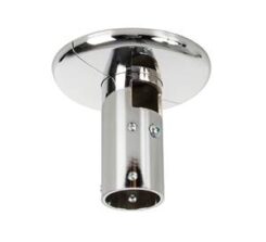 SYSTEM 2 - Heavy Duty Ceiling / Floor Mount (Fixed) for 50mm PolesChrome