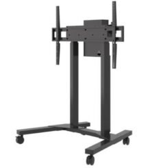 Momentum E-lift Flat Screen Trolley with Motorised Height Adjustment(VESA 900 x 600) Black