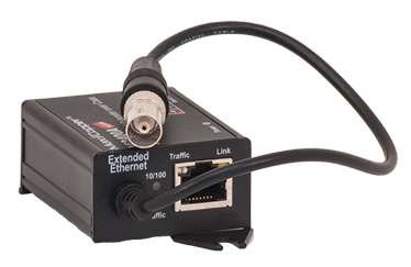 Barox VI-COAX-2400A netwerkextender Netwerkzender Zwart 10, 100 Mbit/s