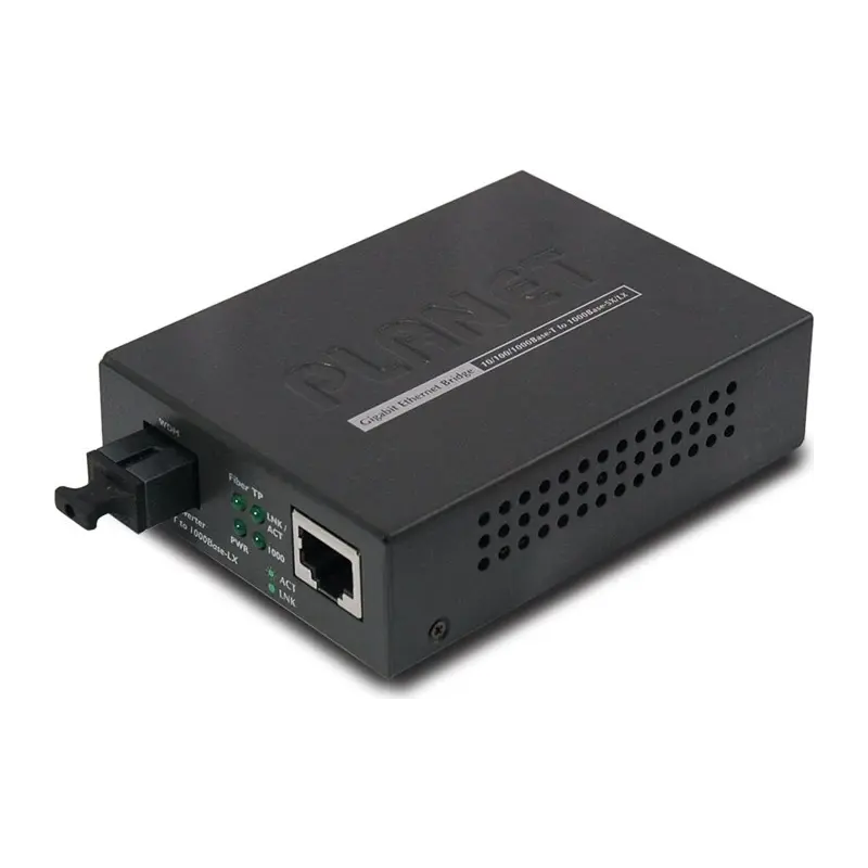 PLANET GT-806A15 netwerk media converter 2000 Mbit/s 1310 nm Zwart
