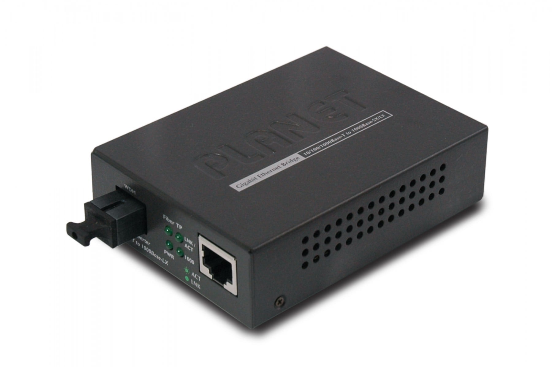 PLANET GT-806B15 netwerk media converter 2000 Mbit/s 1550 nm Zwart