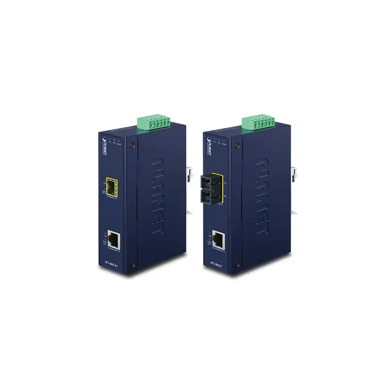 PLANET IFT-802TS15 netwerk media converter 100 Mbit/s 1310 nm Single-mode Blauw
