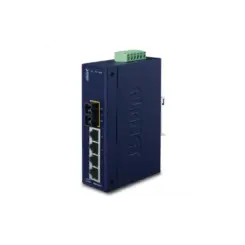 PLANET ISW-511TS15 netwerk-switch Unmanaged L2 Fast Ethernet (10/100) Blauw