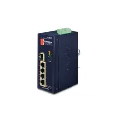 PLANET ISW-514PTF netwerk-switch Unmanaged Fast Ethernet (10/100) Power over Ethernet (PoE) Blauw