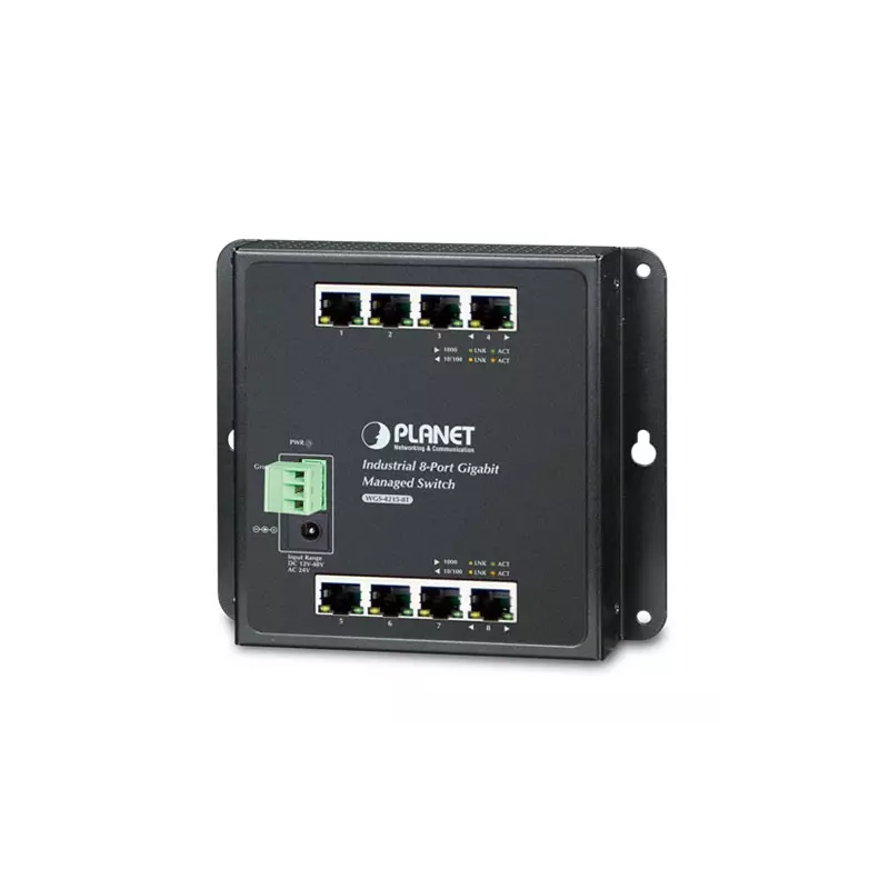 PLANET WGS-4215-8T netwerk-switch Managed Gigabit Ethernet (10/100/1000) Zwart