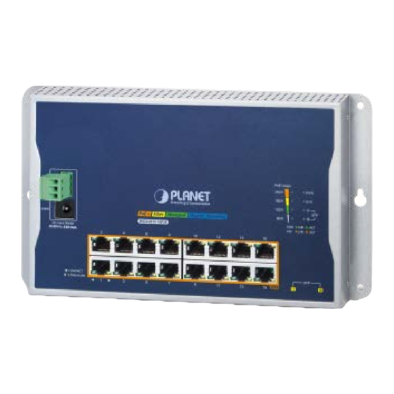 PLANET WGS-4215-8T2S netwerk-switch Managed L2 Gigabit Ethernet (10/100/1000) Zwart