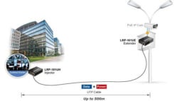 PLANET LRP-101UH netwerk-switch Power over Ethernet (PoE) Blauw
