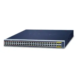 PLANET GS-4210-48P4S netwerk-switch Managed L2/L4 Gigabit Ethernet (10/100/1000) Power over Ethernet (PoE) 1U Blauw