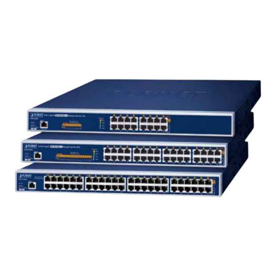 PLANET UPOE-800G netwerk-switch Managed Gigabit Ethernet (10/100/1000) Power over Ethernet (PoE) Blauw