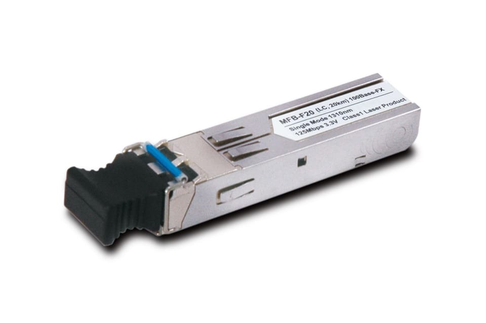 PLANET MFB-F20 netwerk transceiver module Vezel-optiek 100 Mbit/s SFP