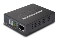 PLANET VC-231G netwerk media converter 1000 Mbit/s Zwart