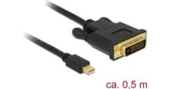 DeLOCK 83987 video kabel adapter 0,5 m Mini DisplayPort DVI-D Zwart