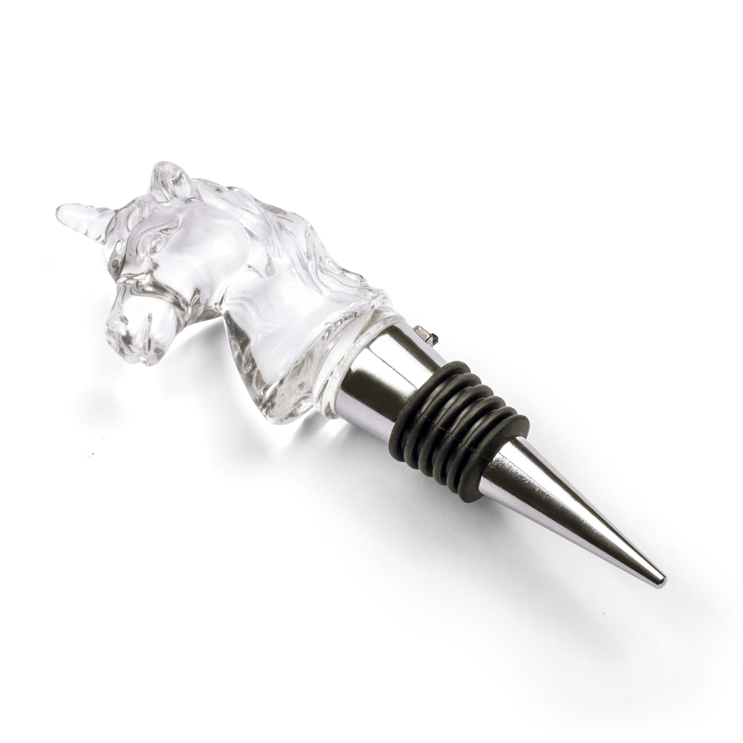 ThumbsUp! Flaschenverschluss Einhorn LED transparant