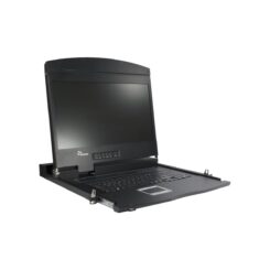 Inter-Tech AS-9108 ULS rack console 48,3 cm (19) 1920 x 1080 Pixels Staal Zwart