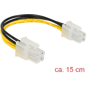 DeLOCK 85450 interne stroomkabel 0,15 m