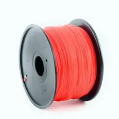 PLA plastic filament voor 3D printers, 1.75 mm diameter, rood