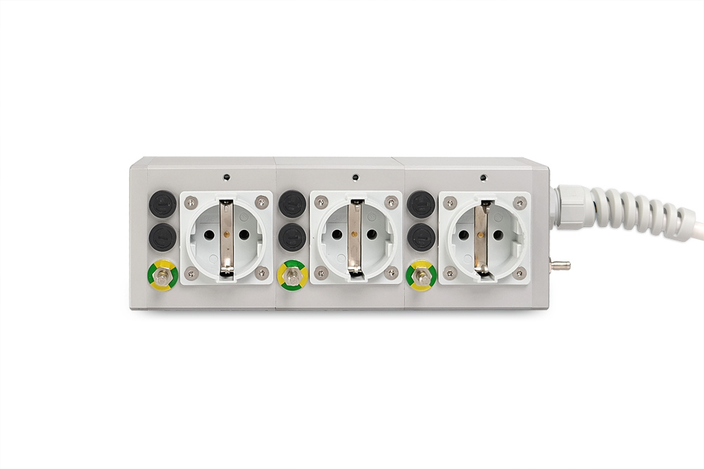 Baaske Medical MEDX ZPA power uitbreiding 3 m 3 AC-uitgang(en) Binnen Grijs