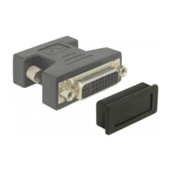 DeLOCK 60160 stopcontactbeveiliging DVI Zwart 10 stuk(s)