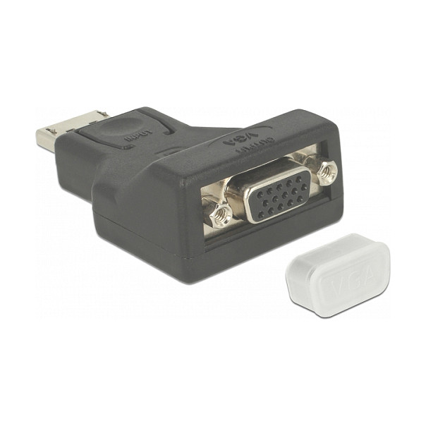 DELOCK Staubschutz voor VGA-verloop stekker o.Griff transp. 10 Stüc