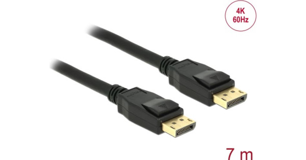 DeLOCK 84860 DisplayPort kabel 7 m Zwart