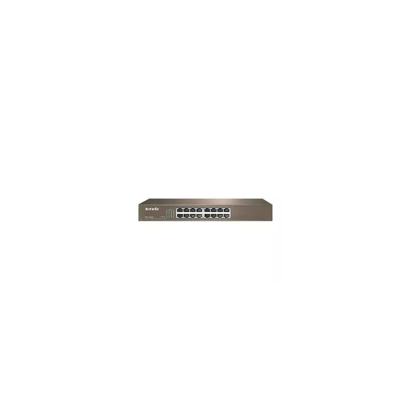 Tenda TEF1016D netwerk-switch Unmanaged Fast Ethernet (10/100) Grijs