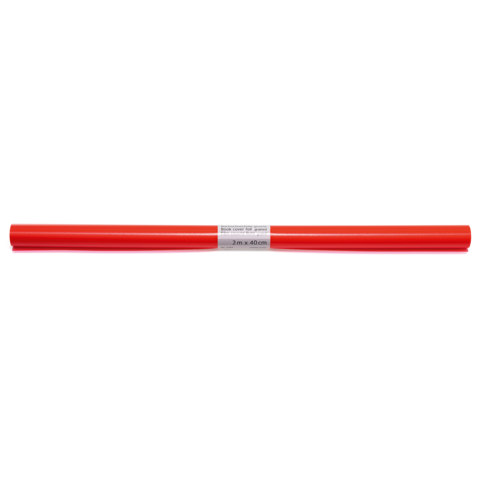 Kaftfolie rood 40cm breed 2m lang