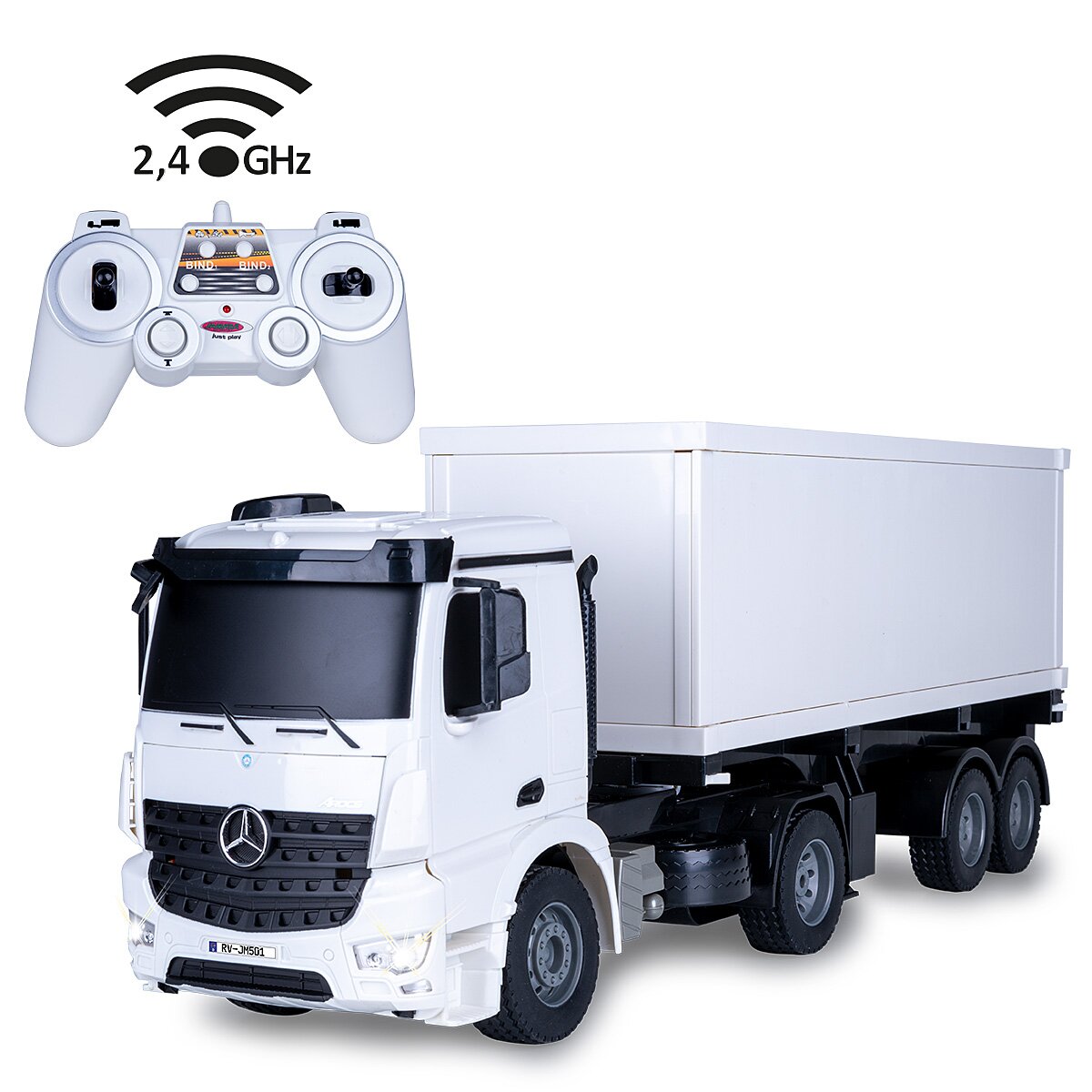 Jamara Container Truck Mercedes-Benz Arocs 1:20 2,4GHz