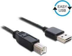DeLOCK 85553 USB-kabel USB 2.0 5 m USB A USB B Zwart