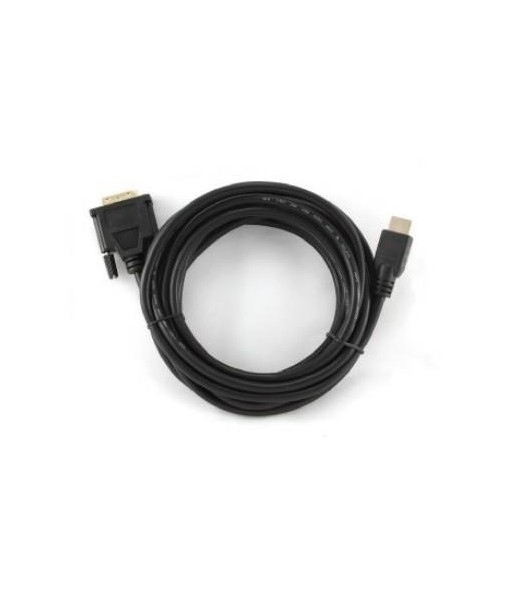 Gembird 5m, HDMI/DVI, M/M DVI-D Zwart