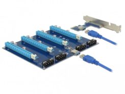 DeLOCK 41427 interfacekaart/-adapter Intern PCIe, USB 3.2 Gen 1 (3.1 Gen 1)