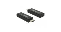 DeLOCK 63327 tussenstuk voor kabels HDMI-A 19 pin USB Type Micro-B Zwart