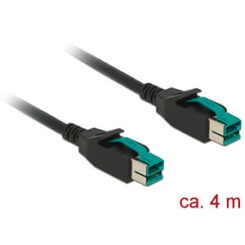 DeLOCK 85495 electriciteitssnoer Zwart 4 m PoweredUSB