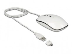 DeLOCK 12532 muis Kantoor Ambidextrous USB Type-A Optisch 3200 DPI