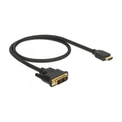 DeLOCK 85581 video kabel adapter 0,5 m HDMI Type A (Standaard) DVI-D Zwart